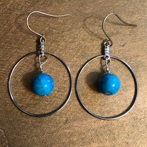 turquoise earrings HANDMADE